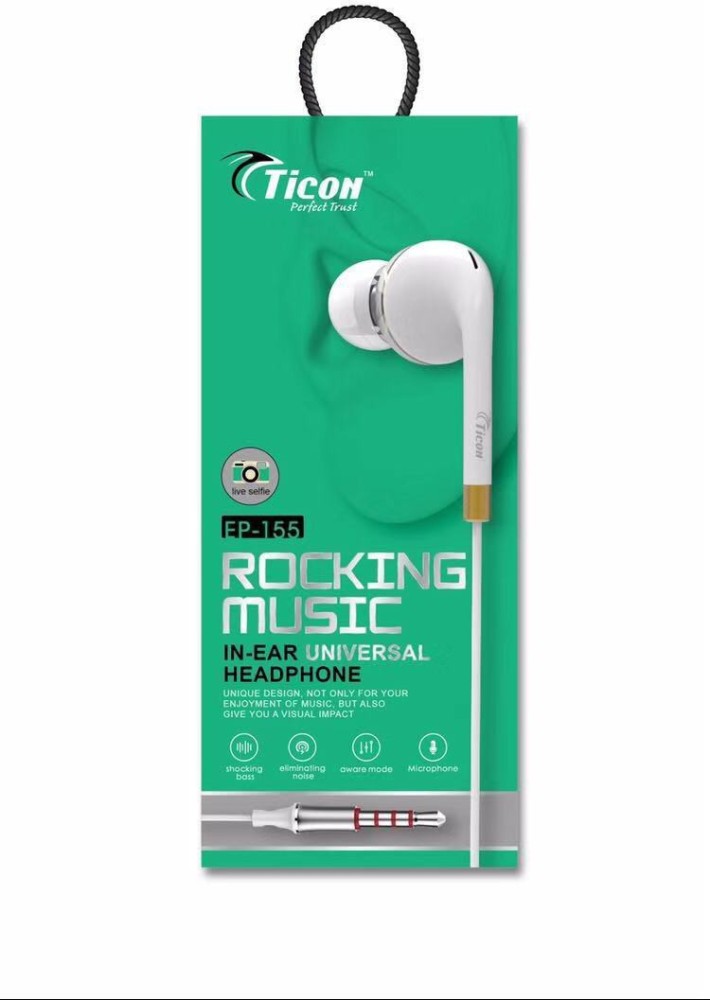 Ticon best sale stereo earphones