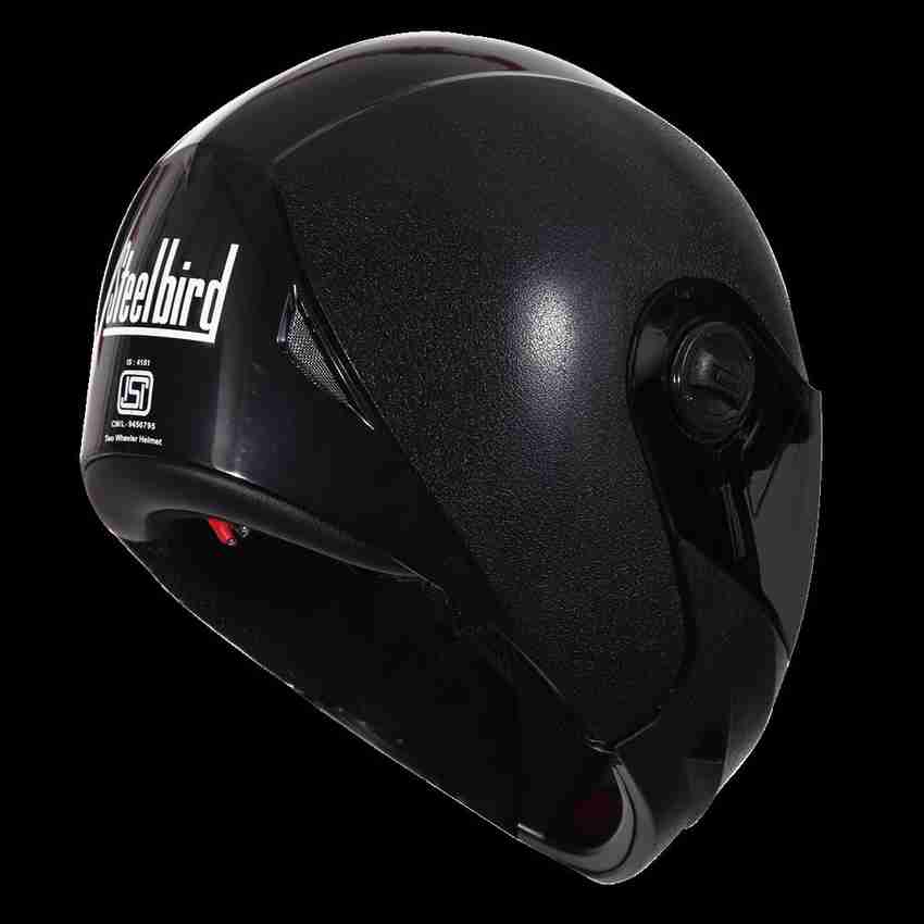 Steelbird SB 41 Oscar Classic Oska Open Face Helmet Black in Smoke