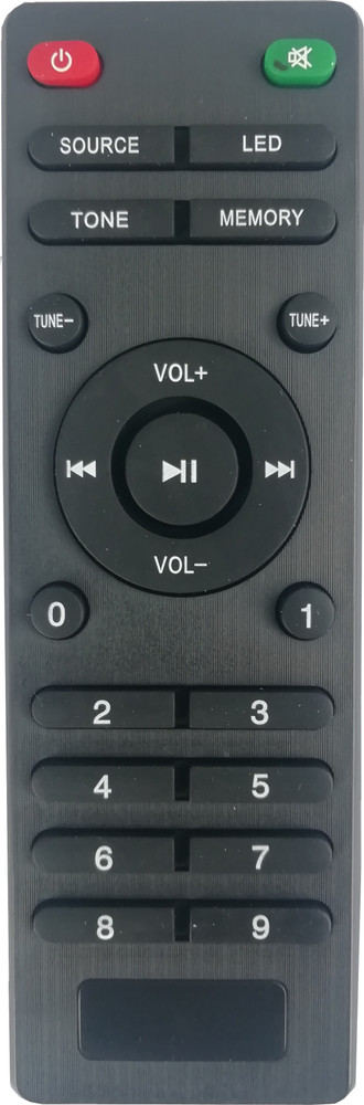 LipiWorld IT 6050 SUF BT 5.1 Channel Multimedia Home Theater System Remote Control Intex Remote Controller