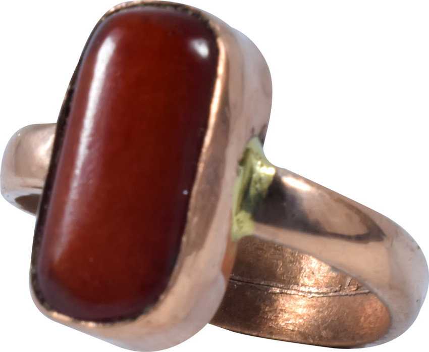 Coral copper new arrivals ring