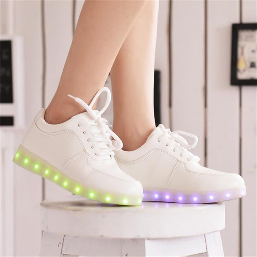 White led shoes on sale