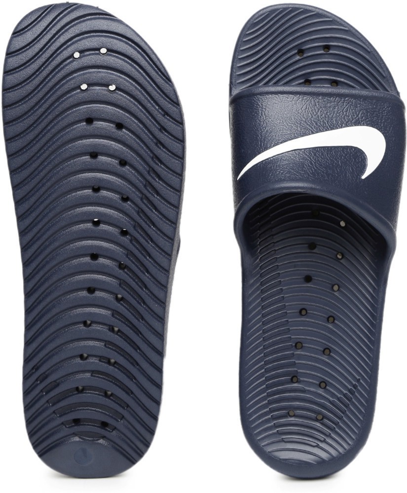 Nike navy sales blue slides