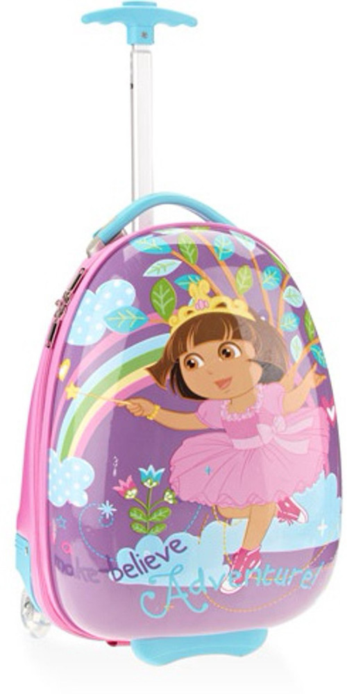 Dora the Explorer NICK JR DORA ABS HARD CASE LUGGAGE Expandable Check in Suitcase 4 Wheels 28 inch Purple Price in India Flipkart