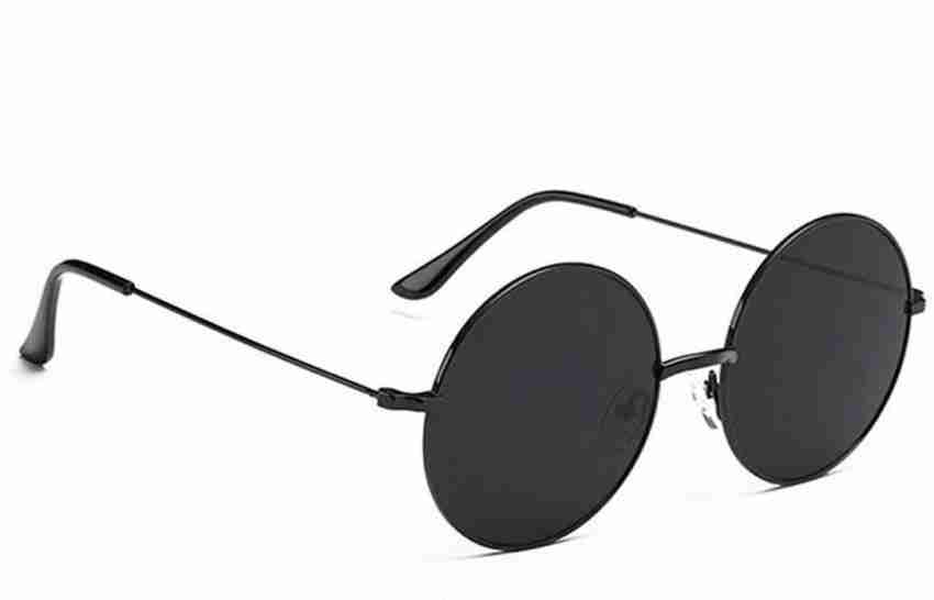 Buy PHENOMENAL Round Sunglasses Black, Clear For Men & Women Online @ Best  Prices in India