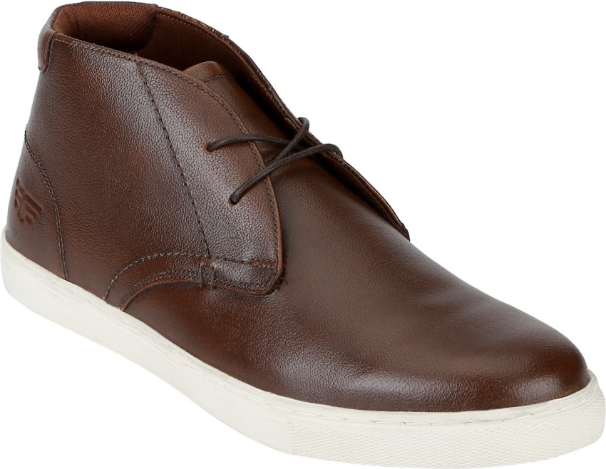 Red tape men's leather cheap chukka boots