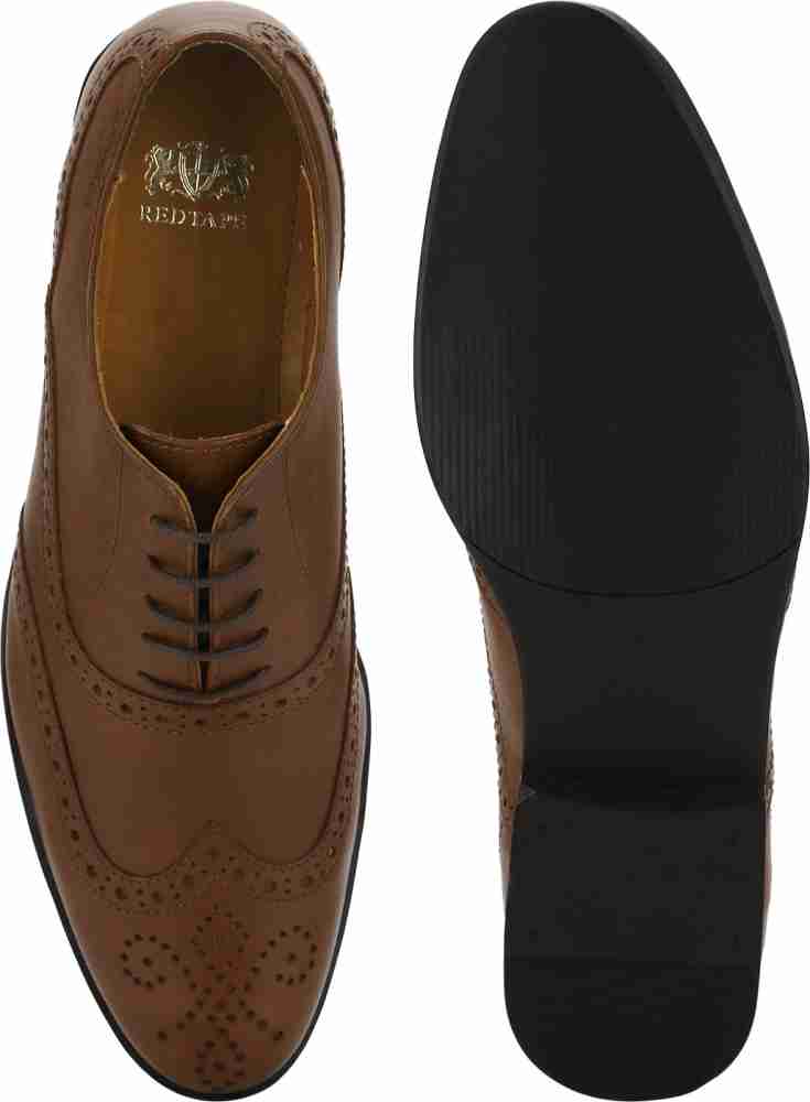 Red tape men's oxford leather sales formal shoes