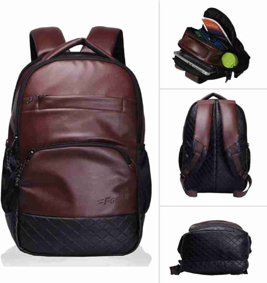 F gear luxur black clearance 25 liter laptop backpack