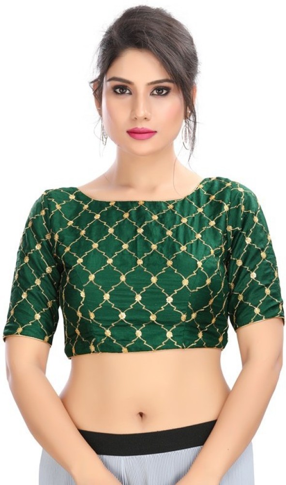 Vamas-The Designer Blouses Boat Neck Women Blouse - Buy Vamas-The Designer  Blouses Boat Neck Women Blouse Online at Best Prices in India