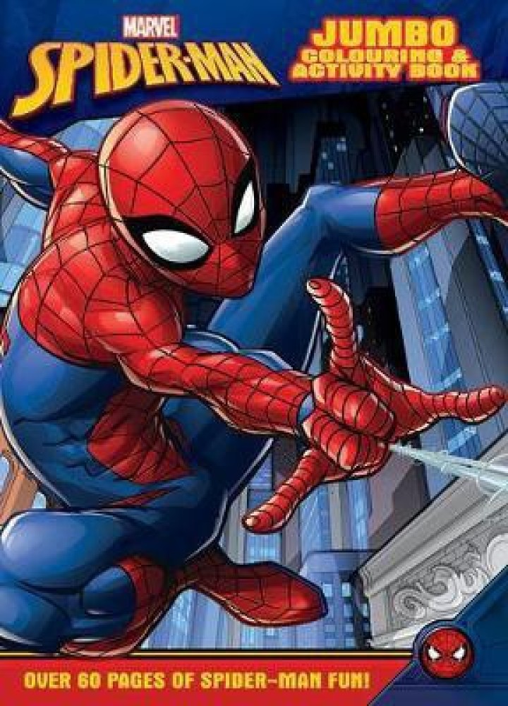 Spider-man Coloring & Activity Book With Jumbo Crayons: Marvel:  9781601390509: : Books