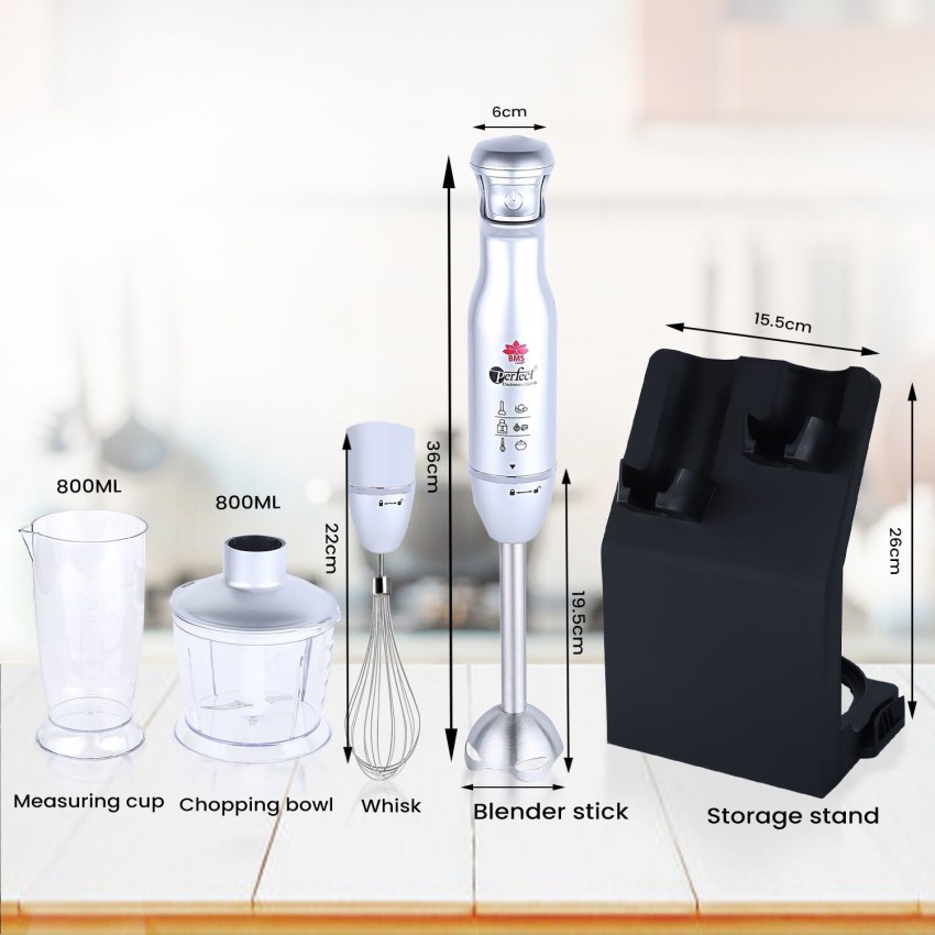 5 CORE Powerful Immersion Blender 500W Electric Hand Blender with 800ml  Mixing Beaker