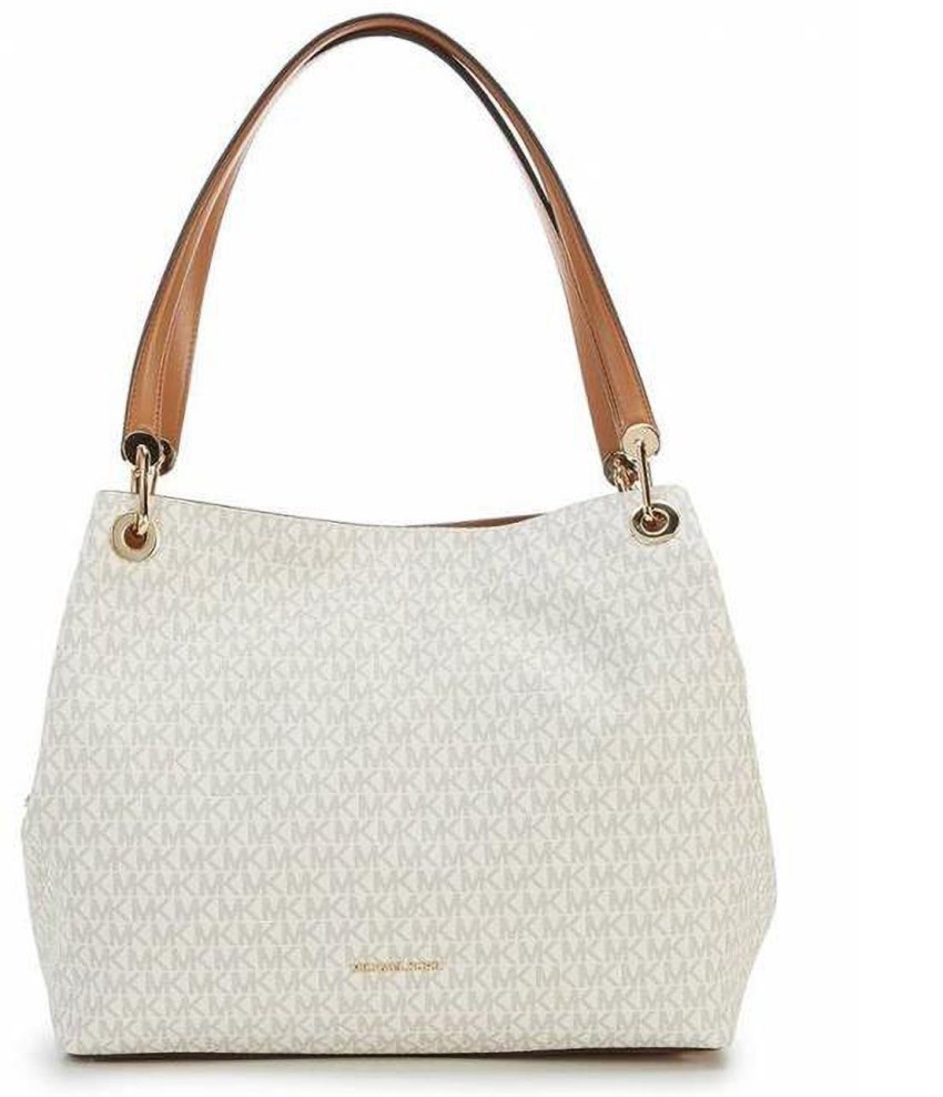 Buy MICHAEL KORS Men & Women White Messenger Bag Vanilla Online @ Best  Price in India