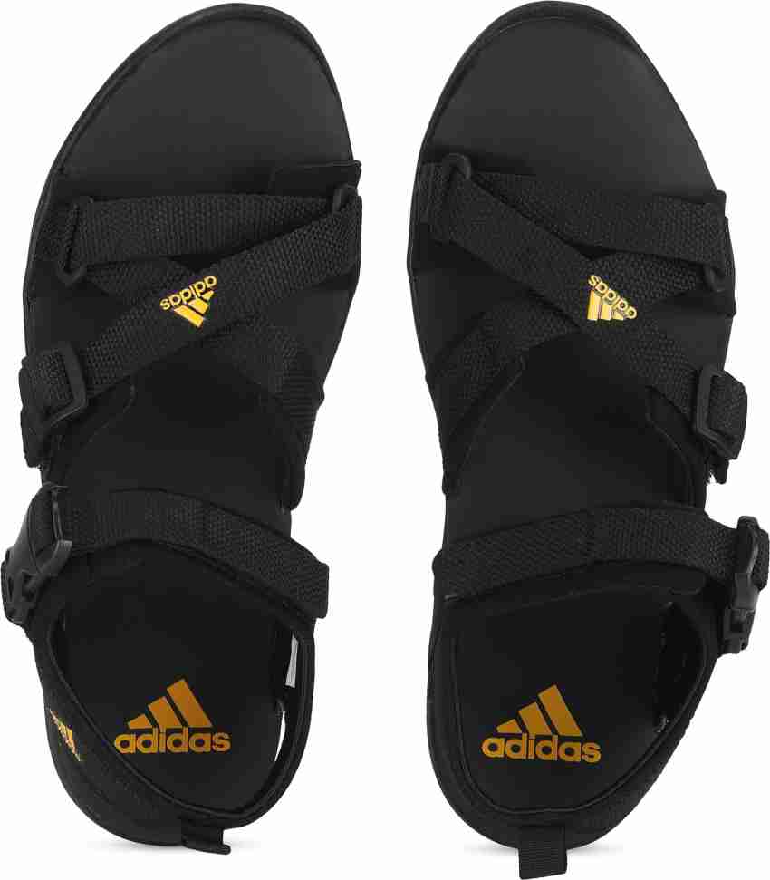 Adidas gladi store black floaters