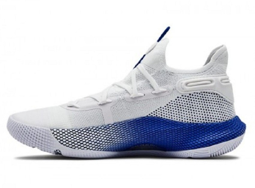 Curry 6 blue and on sale white