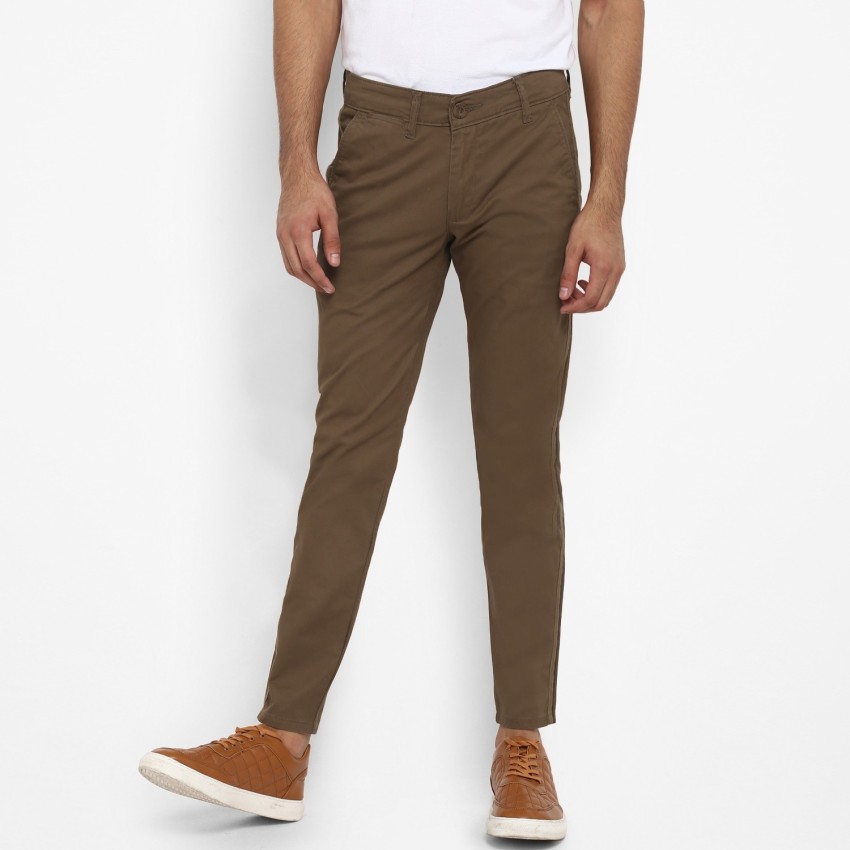 Buy Brown Sport Fit Stretch Cargos Online at Muftijeans