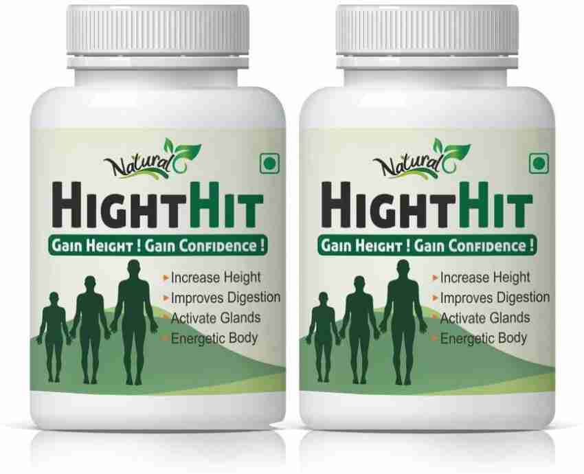 NATURAL Height Hit For Hight Increasing Capsules 100 Ayurvedic