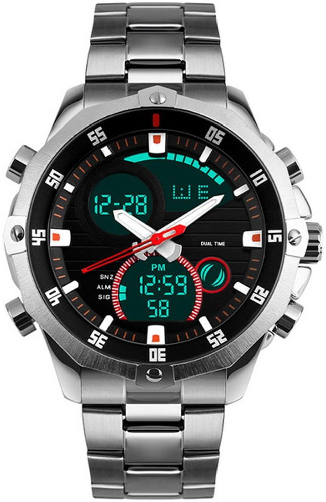 SKMEI SK 1146 SILVER NEW ARRIVAL FAST SELLING TRACK DESIGNER CHAIN BELT WATCH FOR FESTIVAL PARTY PROFESSIONAL WEAR WATCH FOR MEN WOMEN Analog Digital Watch For Men Buy SKMEI SK 1146 SILVER NEW