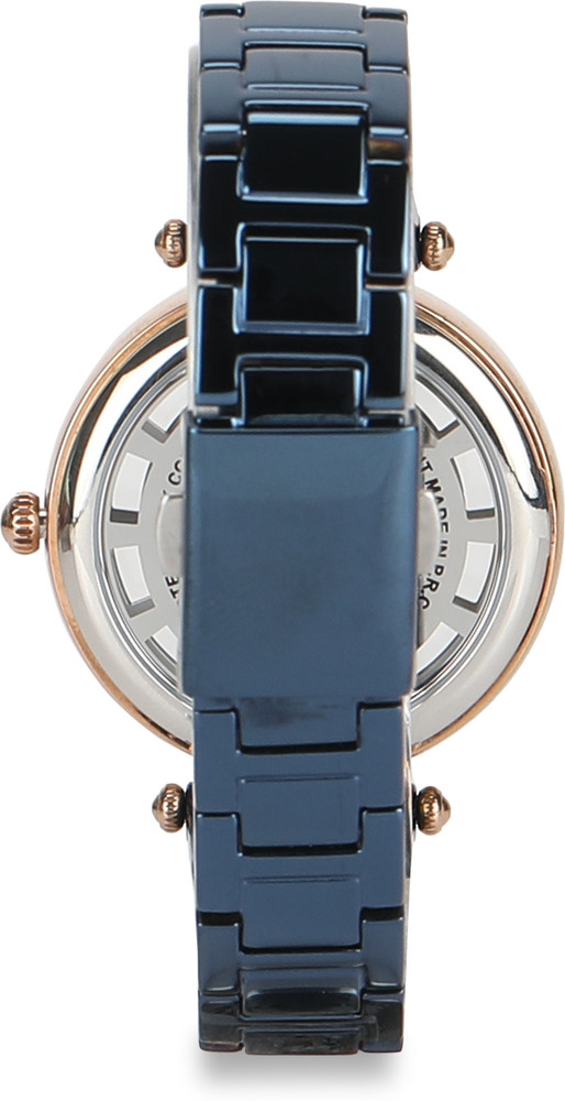 Daniel klein analog blue dial women's watch clearance