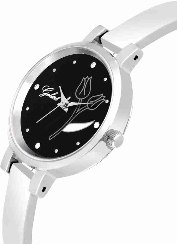 GOLART GT-W-Silver Star-8041 Silver Star Dial Elegant Analog Watch - For  Women - Buy GOLART GT-W-Silver Star-8041 Silver Star Dial Elegant Analog  Watch - For Women GT-8041 Online at Best Prices in