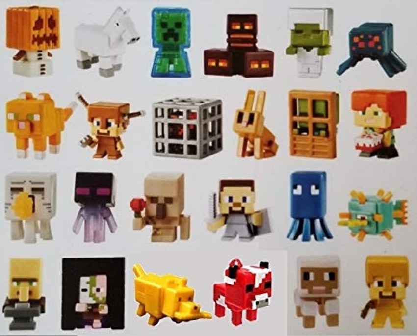 Minecraft mini figures cheap set