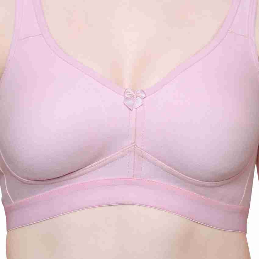 Buy College Girl Padded Non Wired Full Coverage T-Shirt Bra - Pink