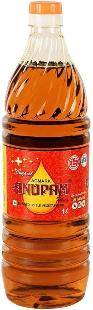 ANUPAM GOLD Blended Edible Vegetable Oil 1 Litre Vegetable Oil Plastic Bottle Price in India Buy ANUPAM GOLD Blended Edible Vegetable Oil 1 Litre Vegetable Oil Plastic Bottle online at Flipkart