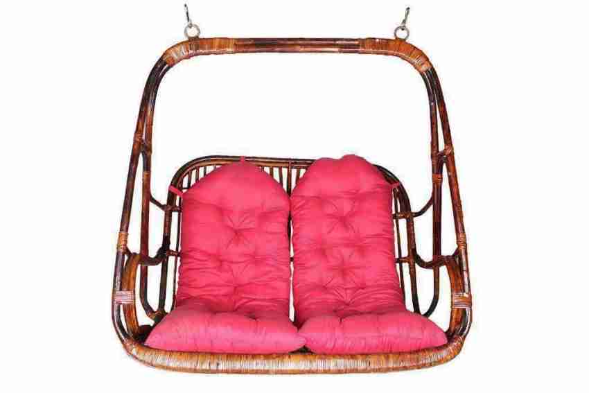 2 seater discount rattan swing chair