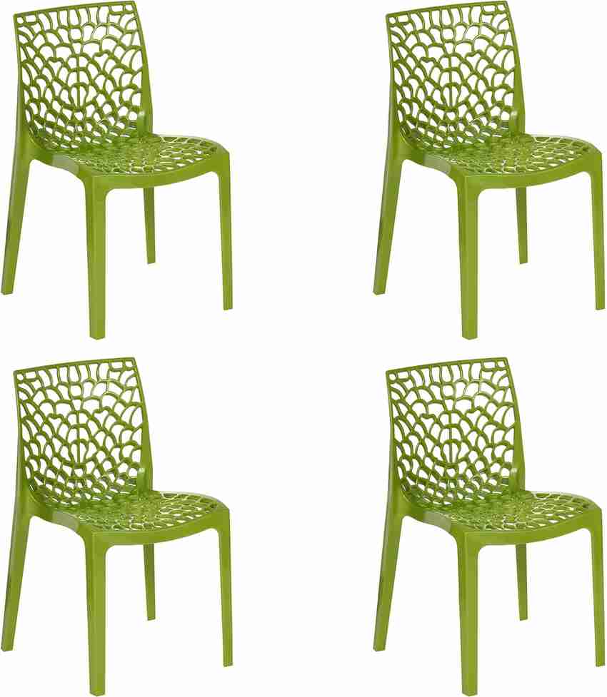 Green plastic garden cheap chairs b and q
