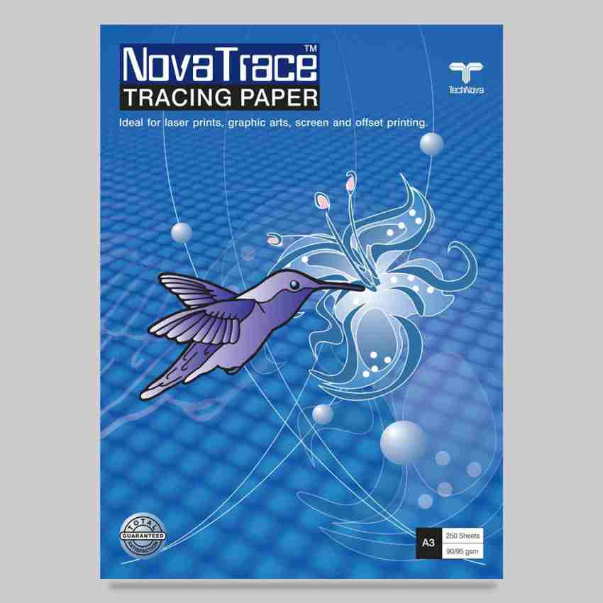 50 Sheets Tracing Paper 8.5 X 11 Inches Artists Tracing Paper White Trace  Paper
