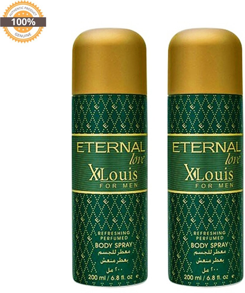 Buy Eternal Love Eau De Parfum X-Louis For Women 100ml & Refreshing  Perfumed Body Spray X-Louis For Women 200ml