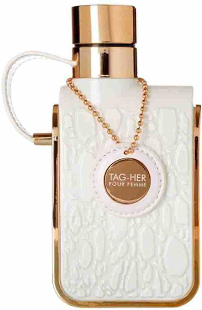 Tag shop her perfume