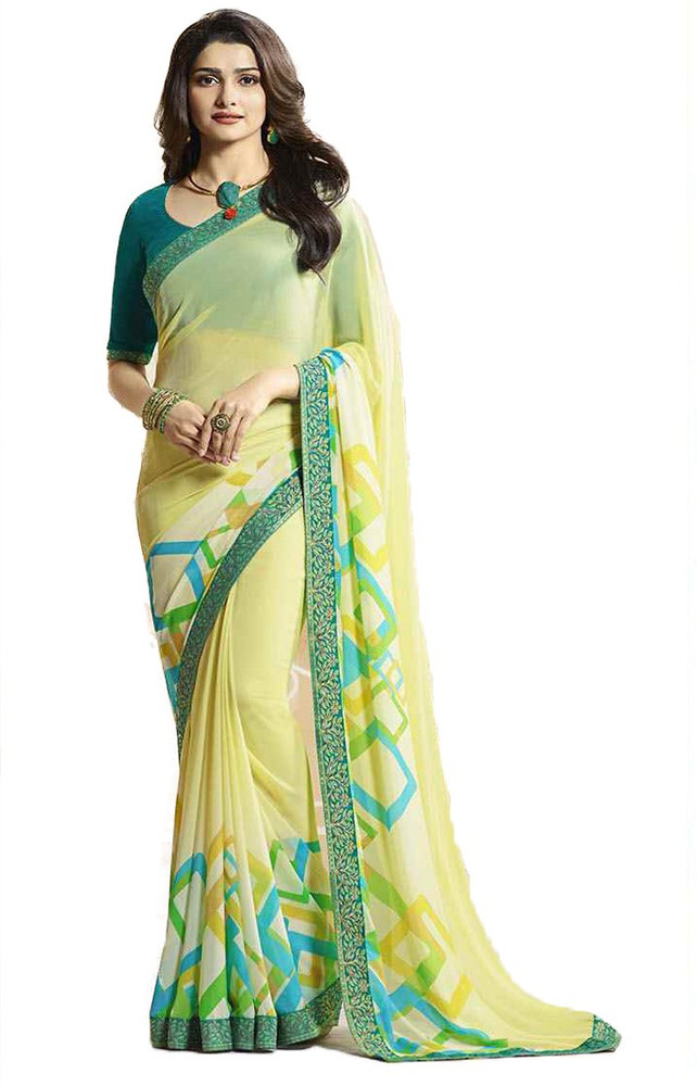 Chiffon saree on sale flipkart