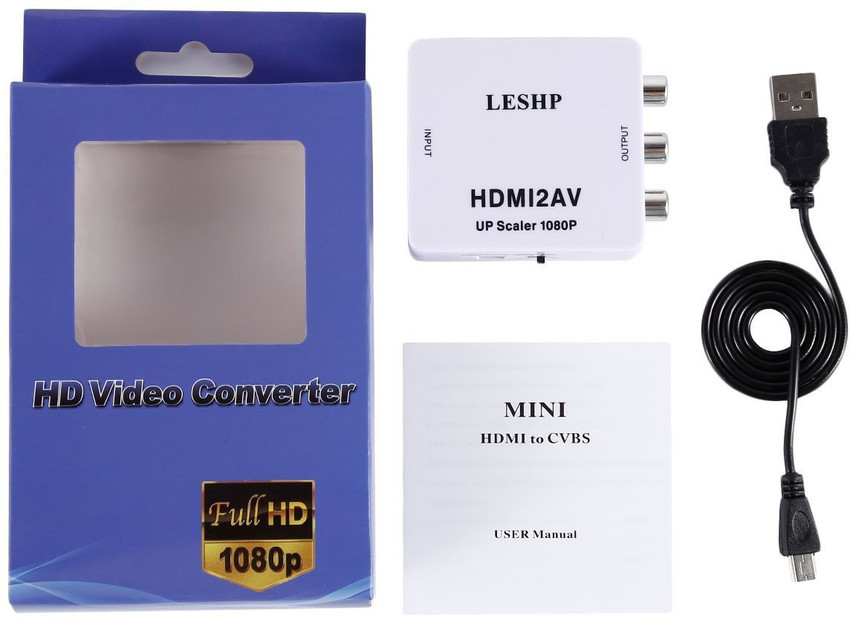 TrustEdge TV out Cable Mini HDMI to AV Converter With HDMI2AV