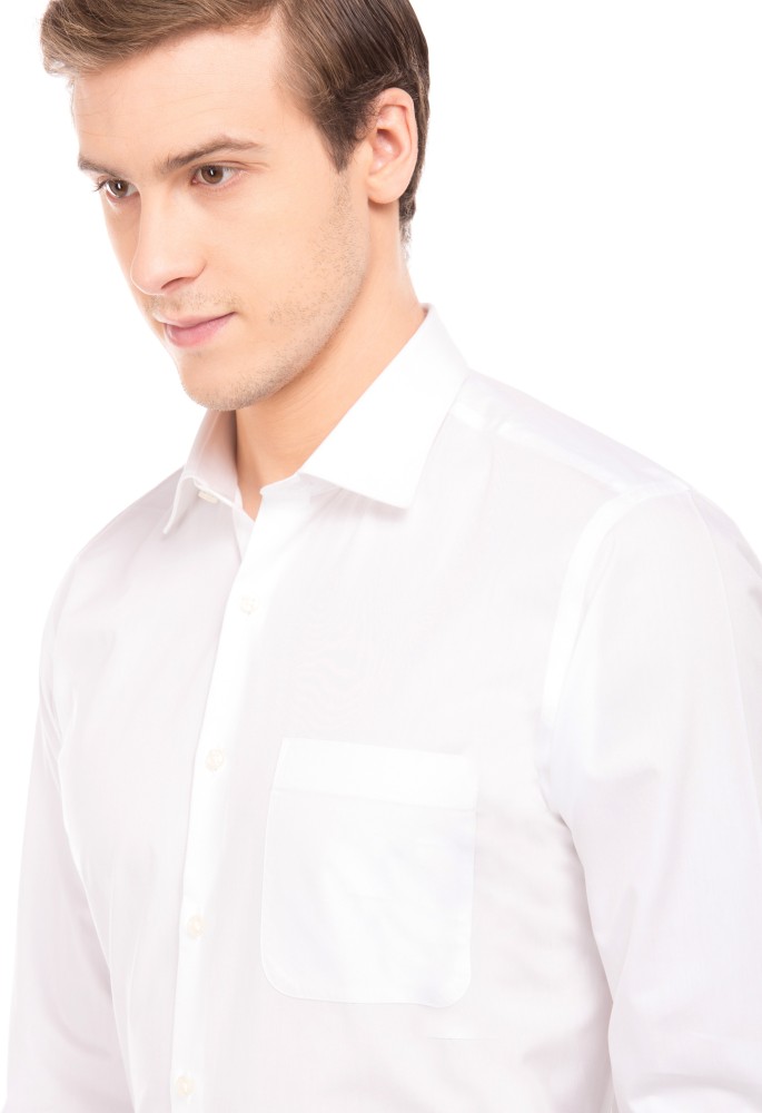 Arvind Men Solid Formal White Shirt Buy Arvind Men Solid Formal White Shirt Online at Best Prices in India Flipkart