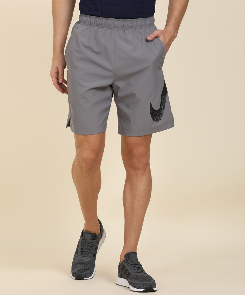 NIKE Solid Men Grey Sports Shorts Buy Grey NIKE Solid Men Grey Sports Shorts Online at Best Prices in India Flipkart