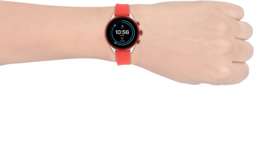 Fossil cheap smartwatch red