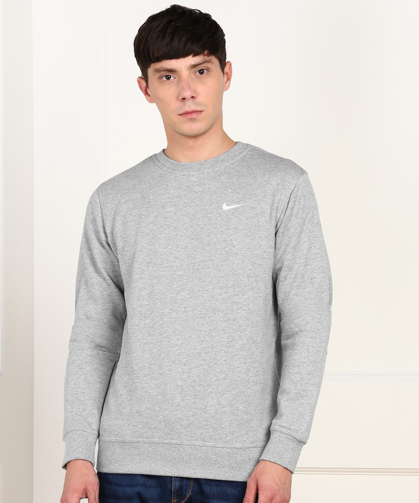 Nike full sleeve solid men's sweatshirt on sale