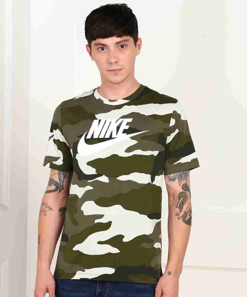 Nike camo cheap tee shirt