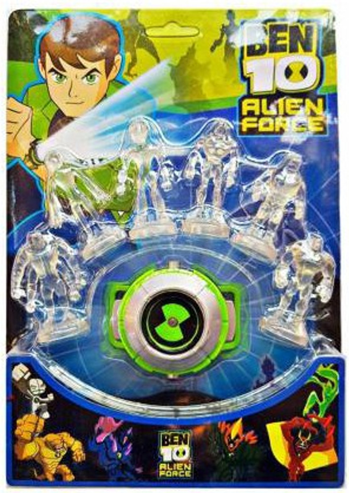 Srishti Solutions Ben 10 Alien Force Projector Watch With 6Pcs