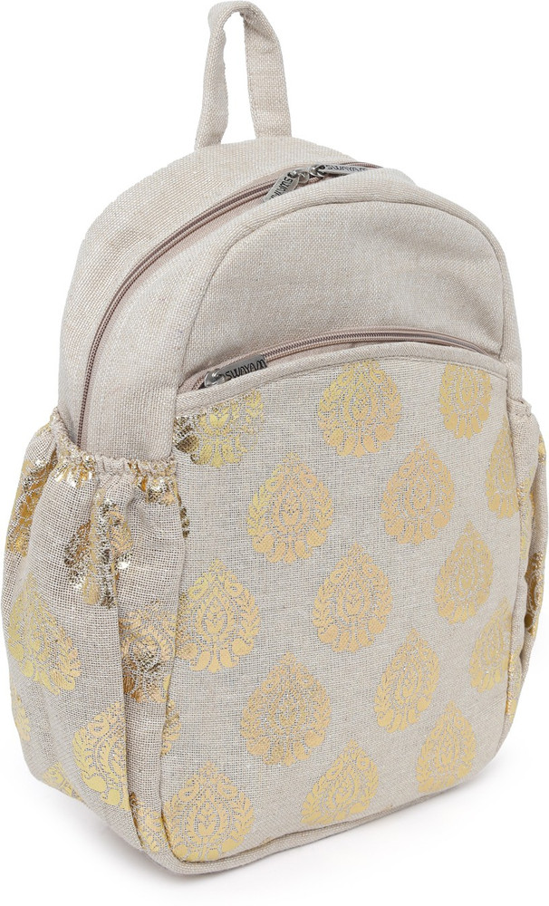 Jute sales backpack bags