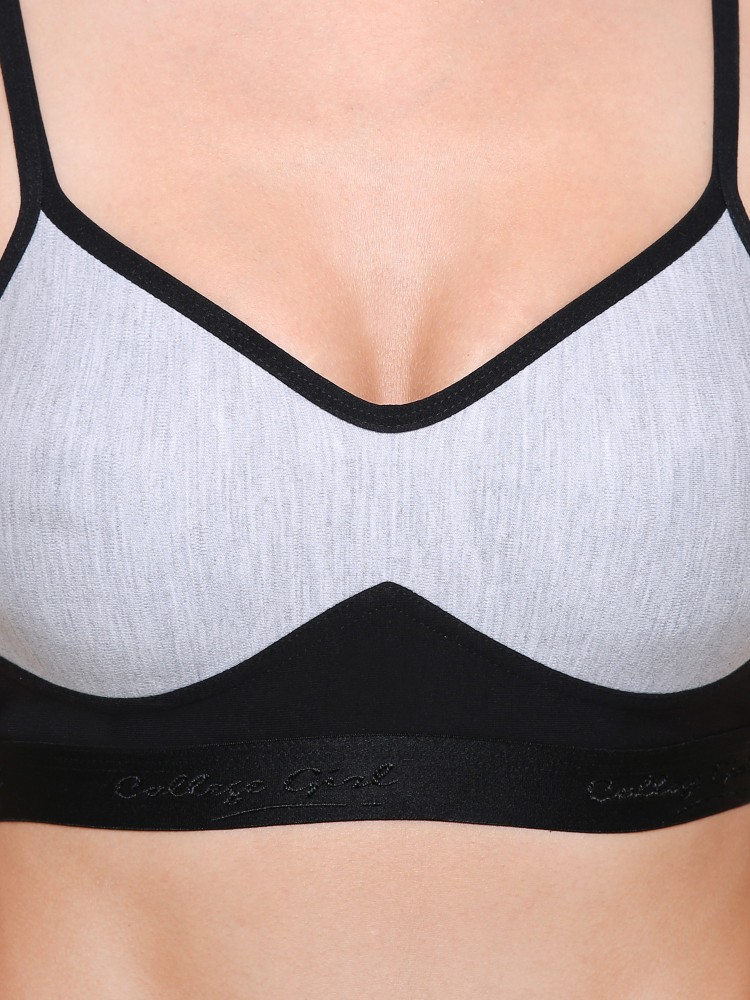 COLLEGE GIRL Women Sports Lightly Padded Bra - Buy COLLEGE GIRL Women  Sports Lightly Padded Bra Online at Best Prices in India