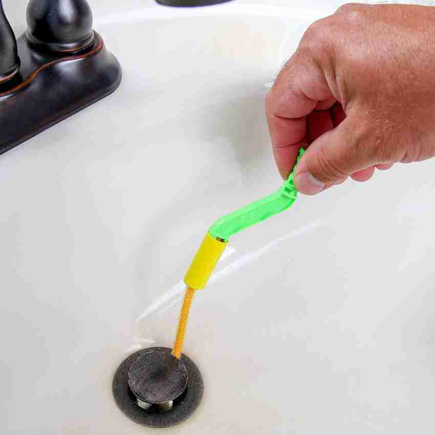 FlexiSnake Drain Weasel Sink Snake Cleaner - With Disposable Wands