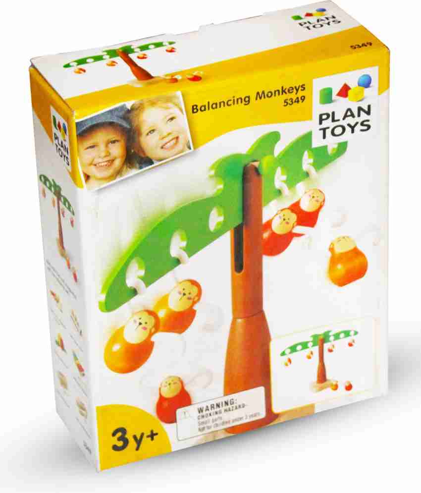 Plan toys hot sale balancing monkeys