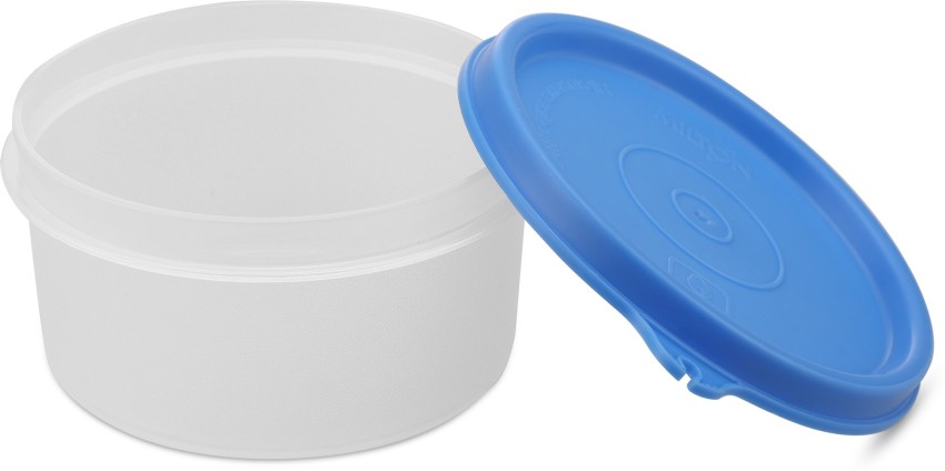 Milton Double Decker Lunch Box Set With 3 Leak Proof Plastic Container (  Blue)