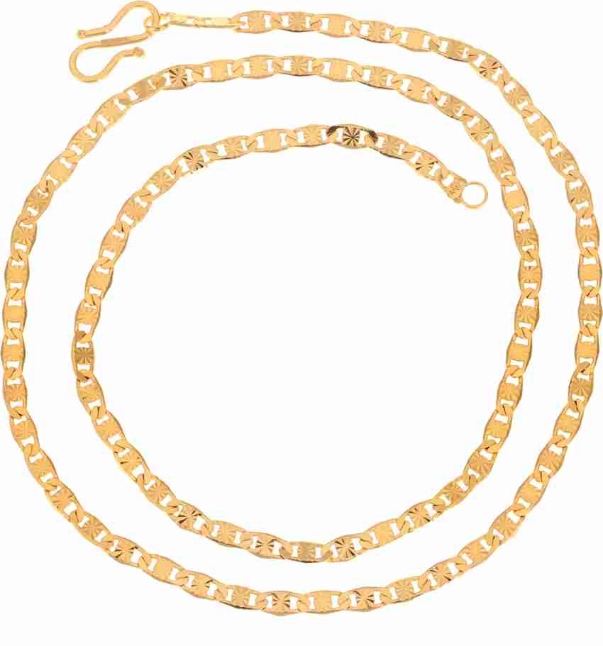 Eight totally gold-plated links