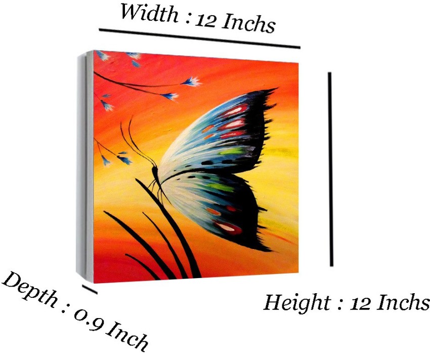 Pintura beautiful butterfly designer Canvas Painting # Wall Art