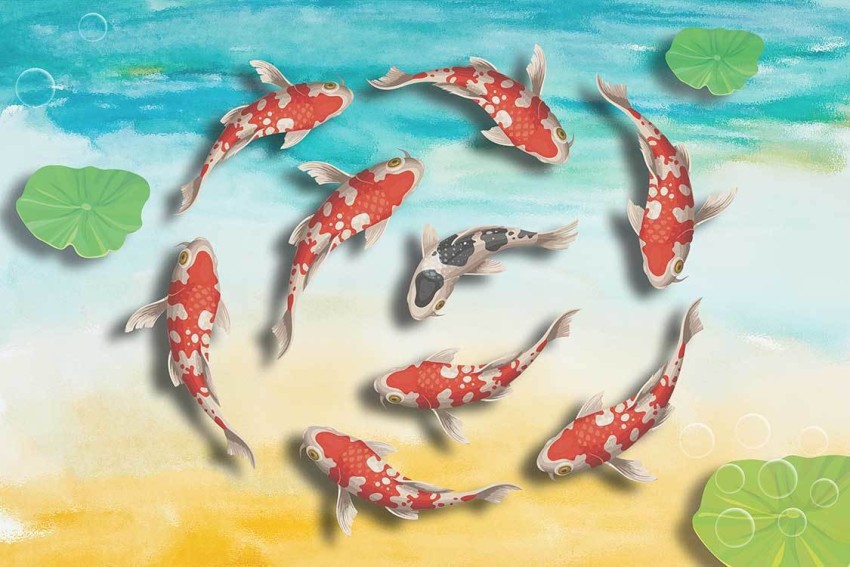 Art Factory Koi Fish Painting on Board Acrylic 12 inch x 18 inch Painting  Price in India - Buy Art Factory Koi Fish Painting on Board Acrylic 12 inch  x 18 inch