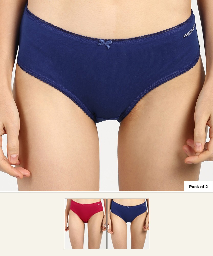 FRUIT OF THE LOOM Women Hipster Multicolor Panty - Buy FRUIT OF THE LOOM  Women Hipster Multicolor Panty Online at Best Prices in India