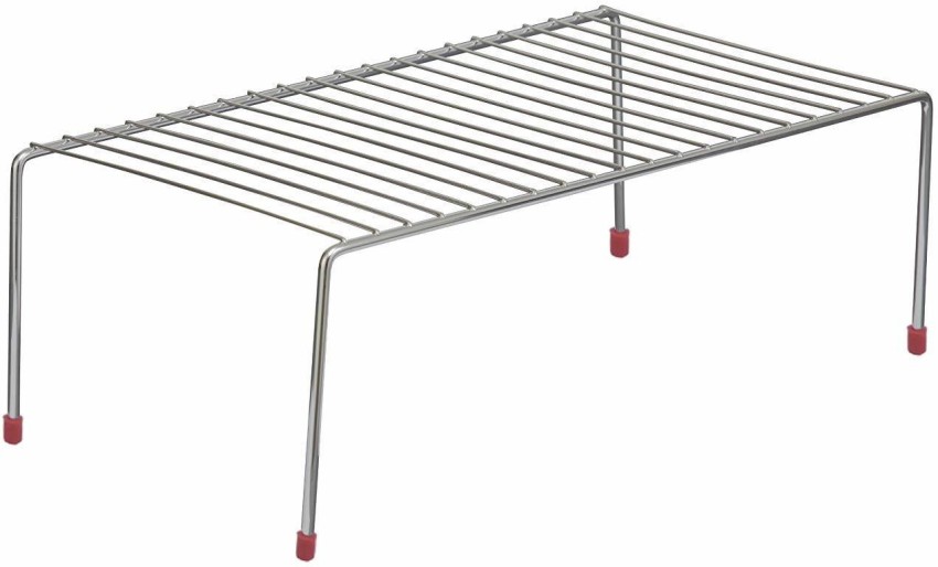 Stainless Steel Standing Dish Rack Storage Shelf Multifunctional