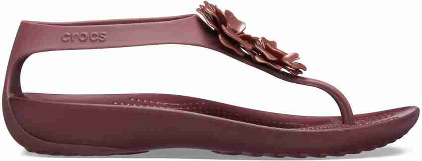 Crocs women's serena embellish flip online flop