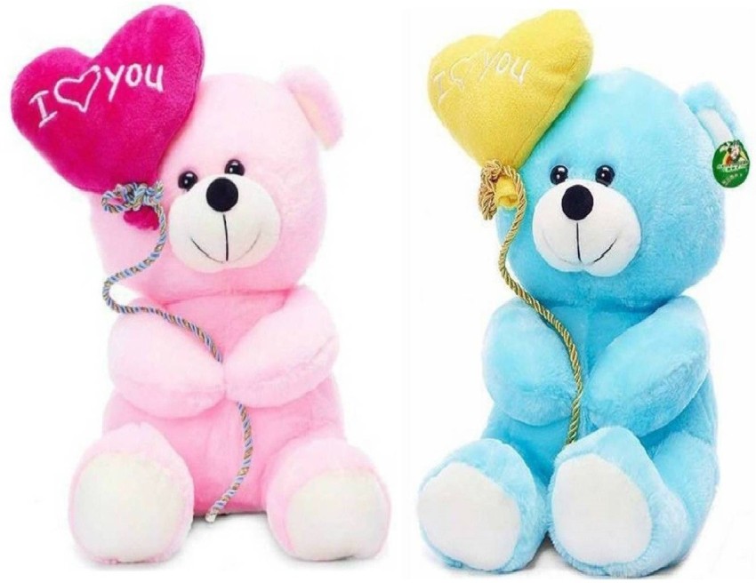 Buttercup Combo Set of 2 Pieces Pink & Blue I love You Balloon